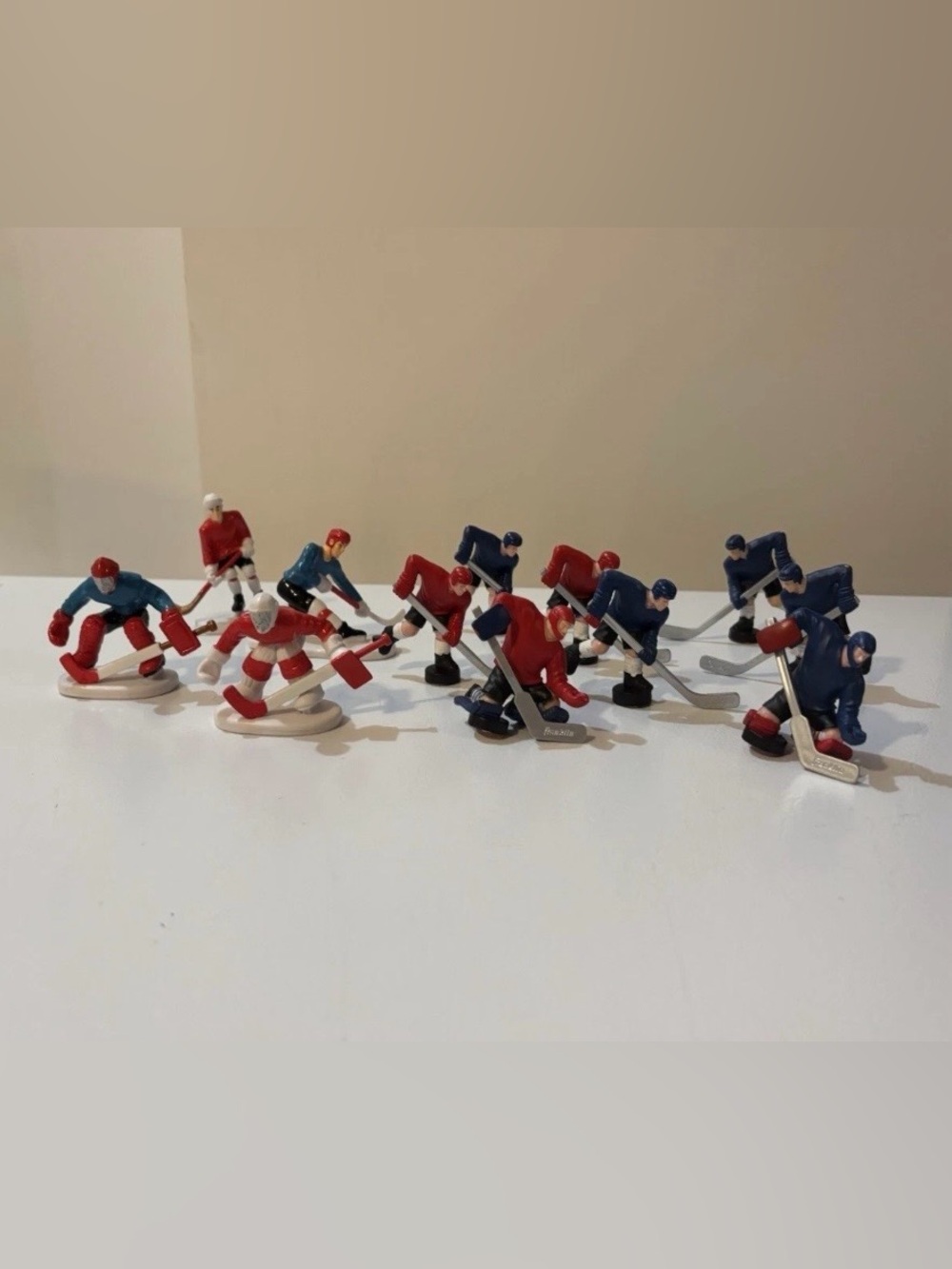 2/20$ 🐮 Vintage FRANKLIN Plastic Hockey Player Figure Table Game Piece Goalie